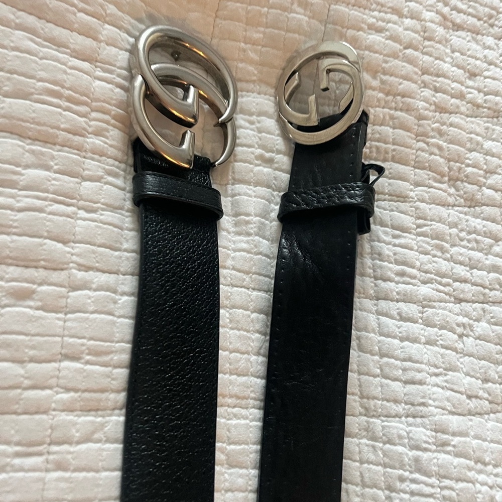 Selling these two gucci belts as a set